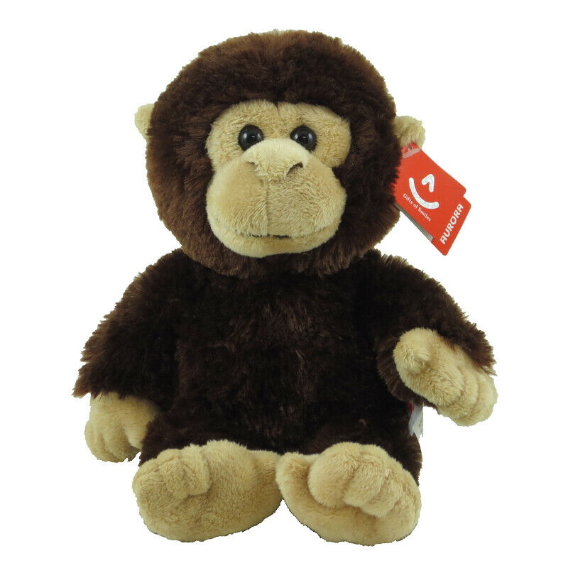 Aurora World Plush - Brown Monkey (11 Inch) - Stuffed Animal Toy - New