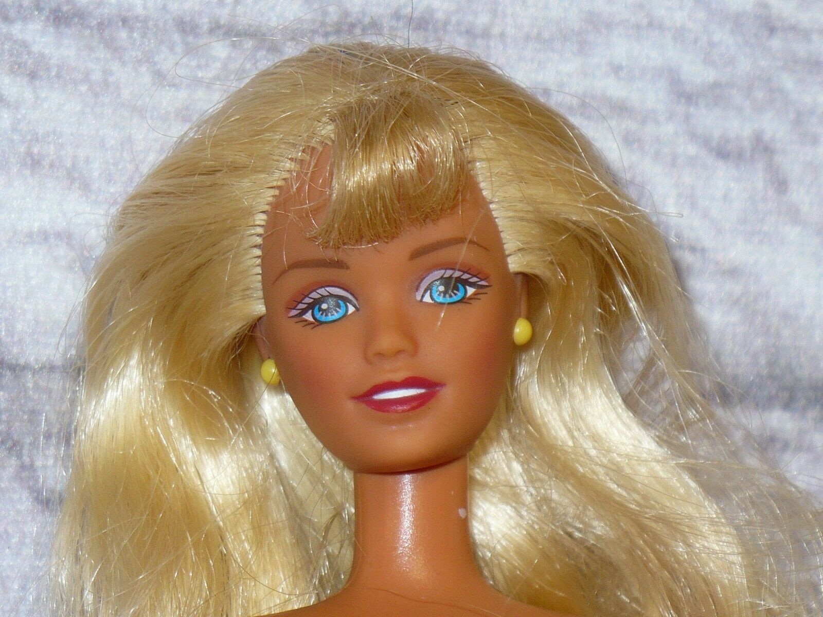 Mattel Teen Skipper Barbie Doll Nude Naked For Ooak Or Custom Blonde Slender Tan