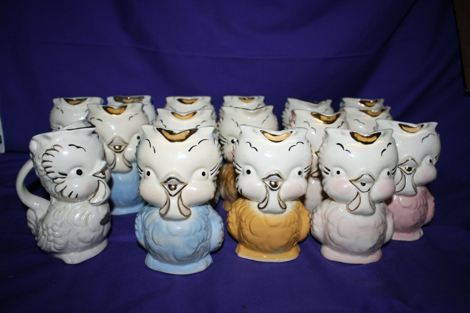 1940's 1950's Shawnee Pottery Chick Creamer Pitcher 9 Different Available