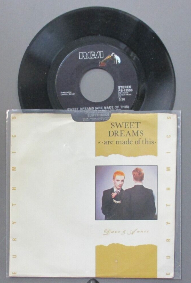 Eurythmics "sweet Dreams Are Made Of This" Vinyl 45 Rca Records Picture Sleeve
