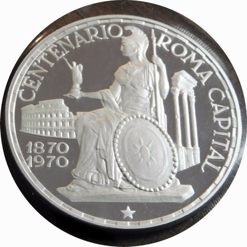 Elf Equatorial Guinea 150 Pesetas 1970 Silver Proof Rome