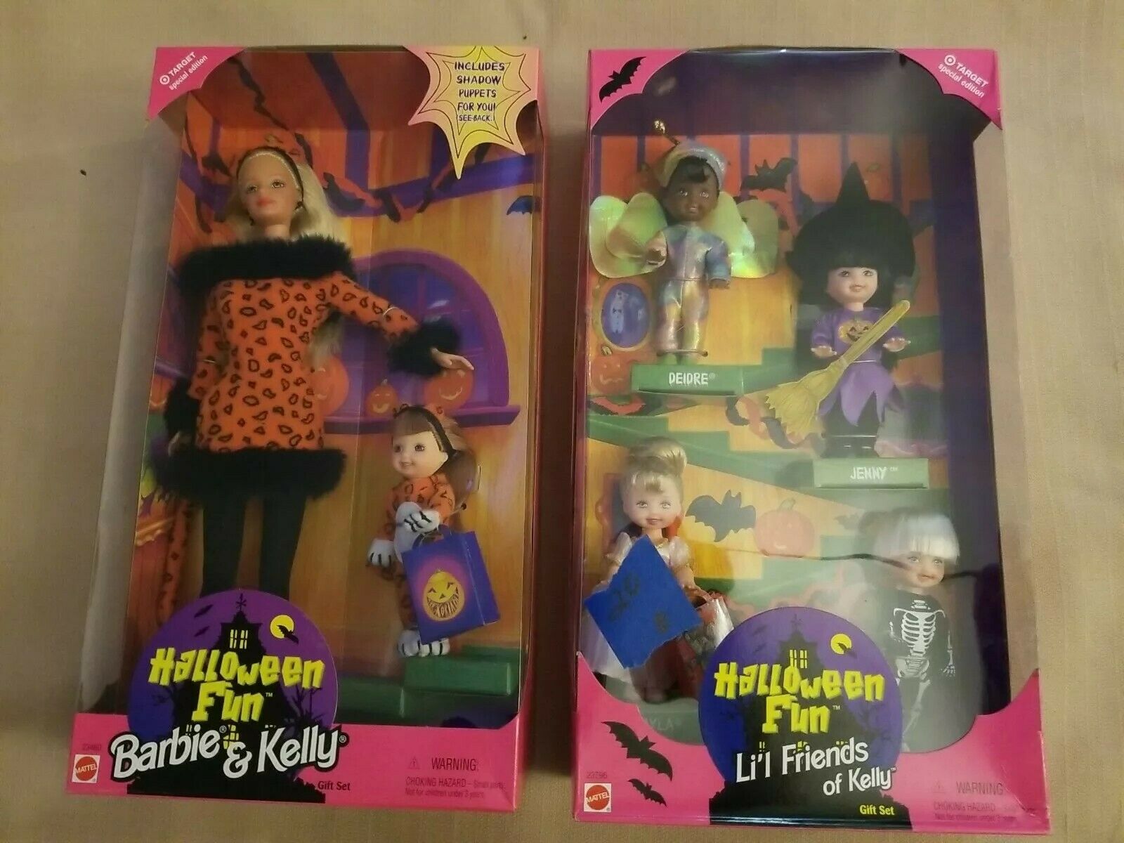 Mattel Halloween Fun Barbie & Kelly  Li'l Friends Of Kelly