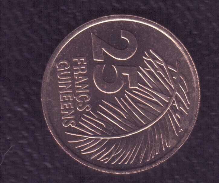 Guinee 25 Francs 1985