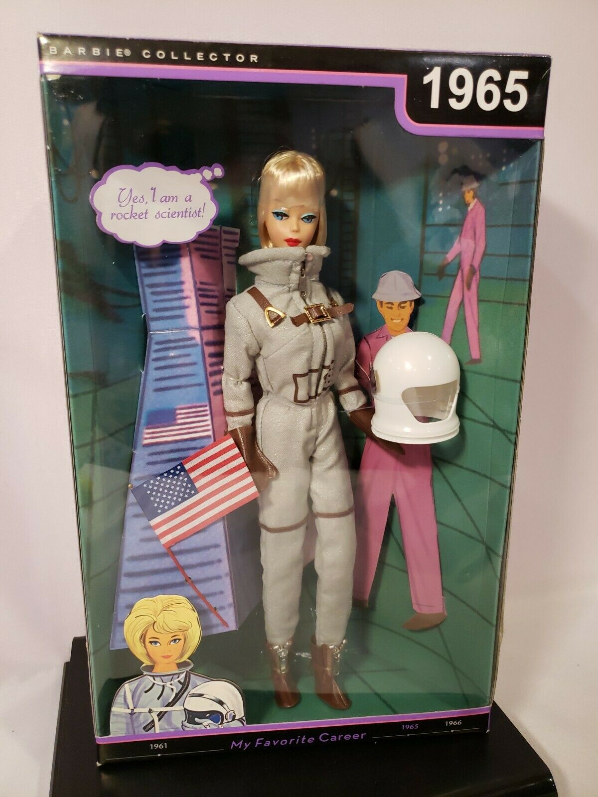 1965 Miss Astronaut American Girl Barbie Doll 2009 Vintage Repro Mattel R4474