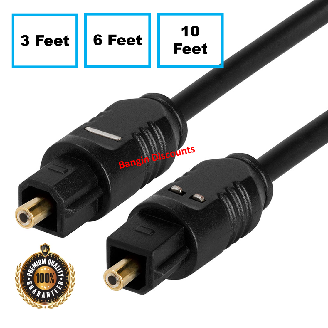 Toslink Optical Cable Digital Audio Sound Fiber Optic Spdif Cord Wire Dolby Dts