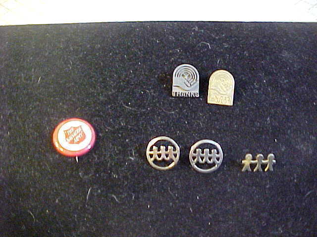 6 Vintage Charity Organization Lapel Pins/pinbacks-free Shipping-16