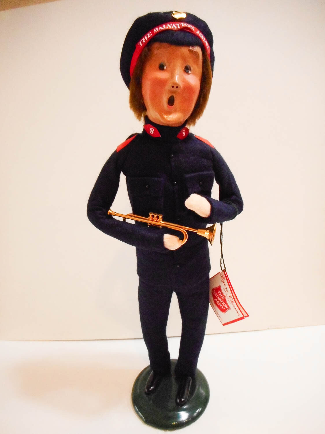 Byers Choice Salvation Army Caroler, Man With Trumpet