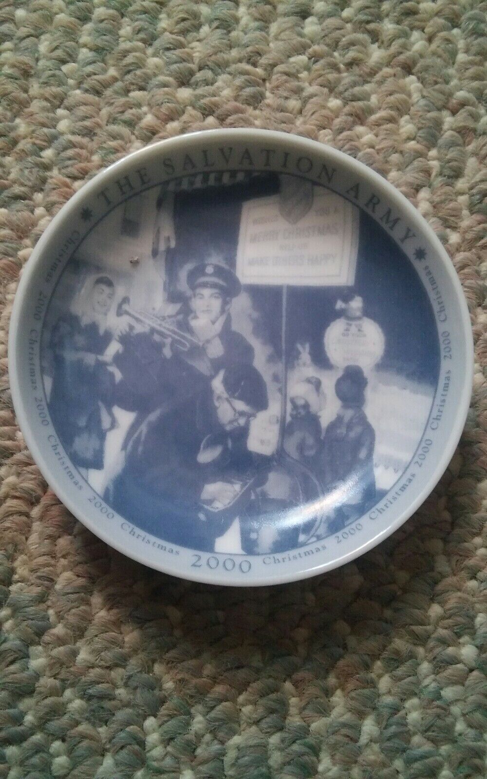 005 Salvation Army "christmas 2000" Commemorative Plate Art 3.5 Inch