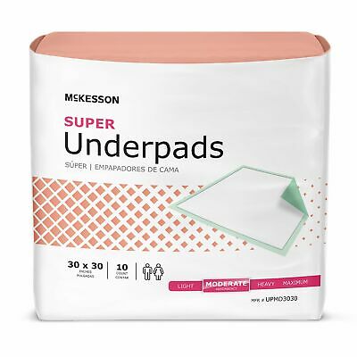 150 30x30 Mckesson Dog Puppy Pet Training Pads Wee Wee Pee Pads Underpads