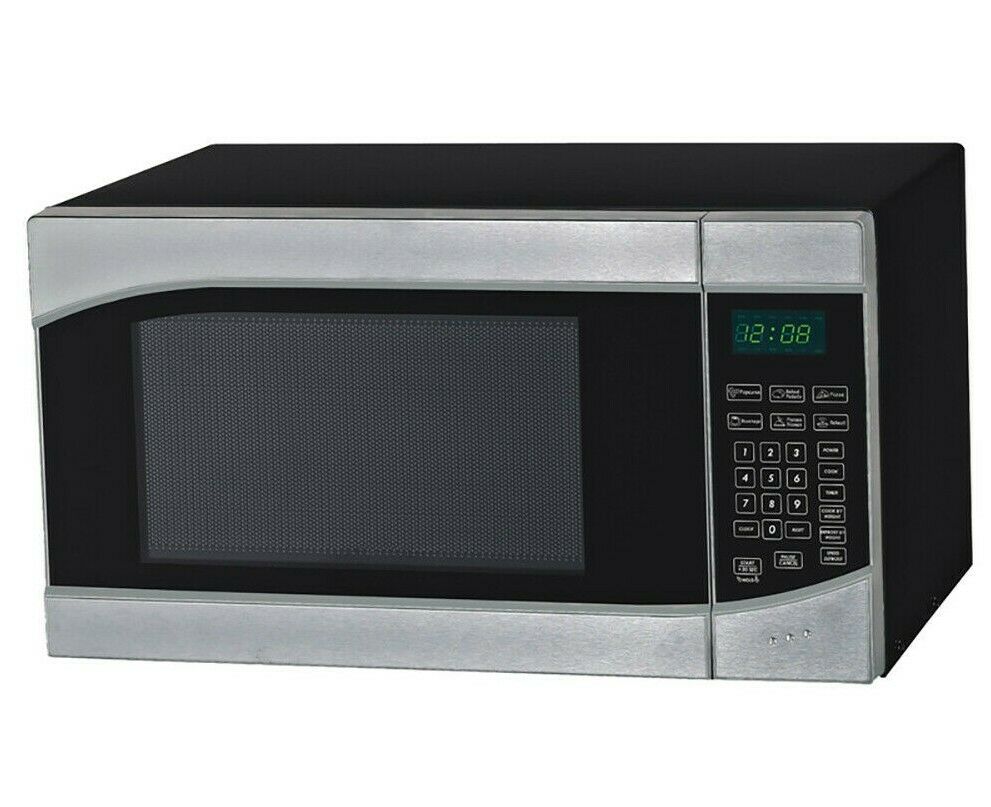 Avanti 0.9 Cu. Ft. 900 Watts Countertop Microwave - Stainless Steel/black