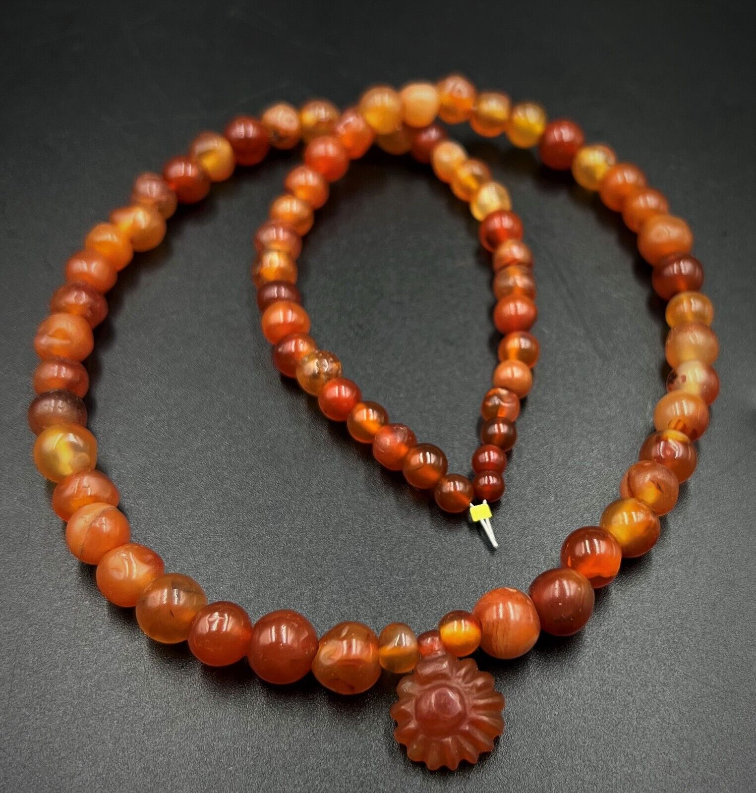 Dzi India Himalaya Tibet Nepal Afghani African Trade Old Carnelian Antique Beads