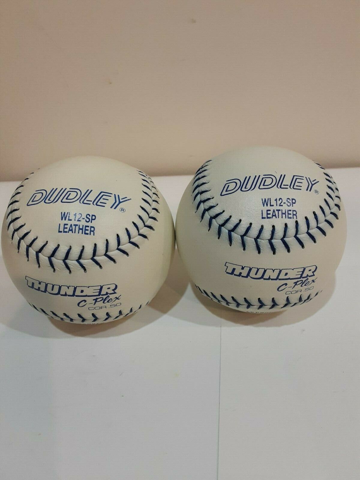 2 Nos Dudley C-plex Cor .50 Usssa Leather Softball