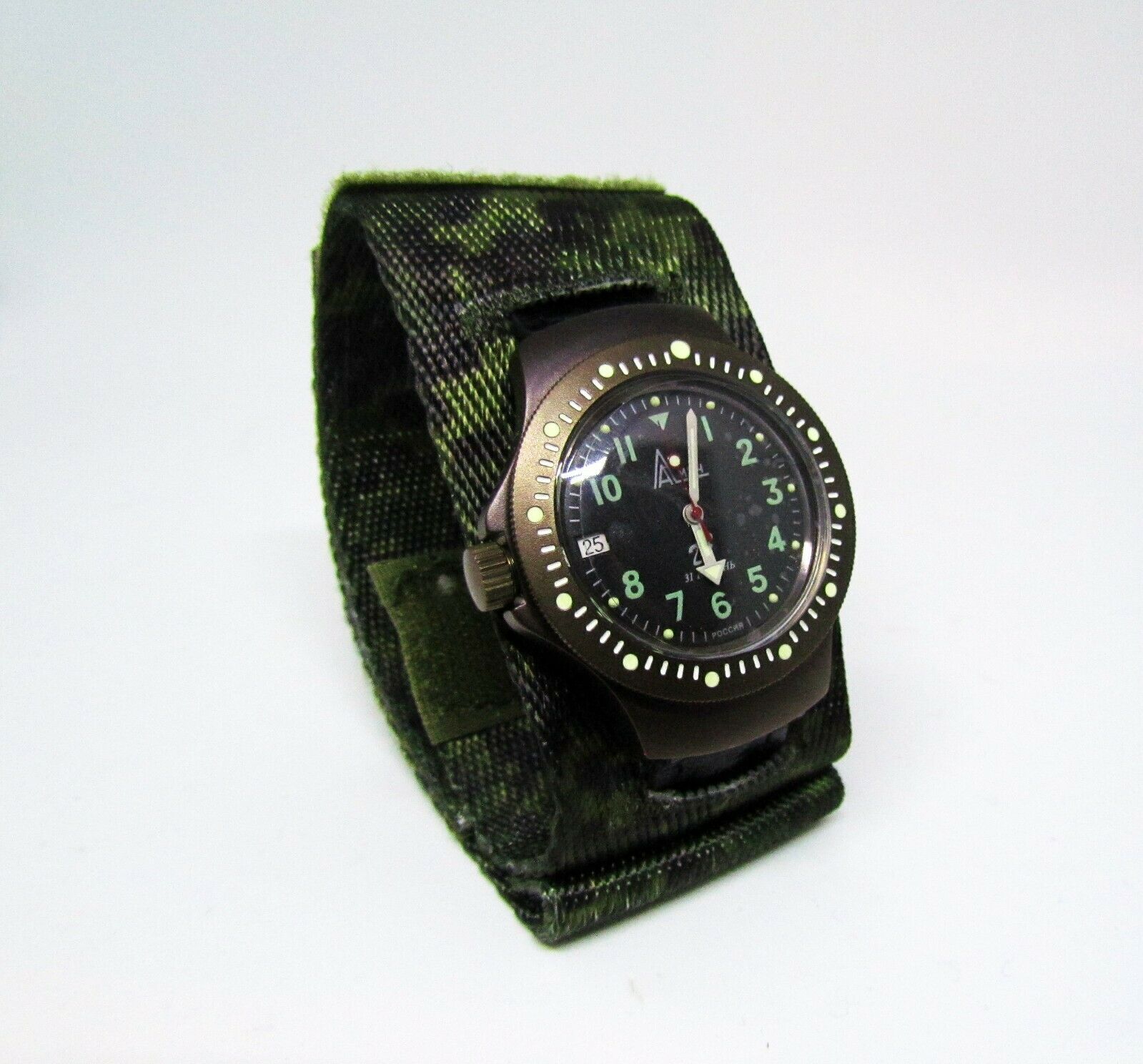 Original Russian Army Mechanical Wrist Watch 6e4-2. Ratnik Set.