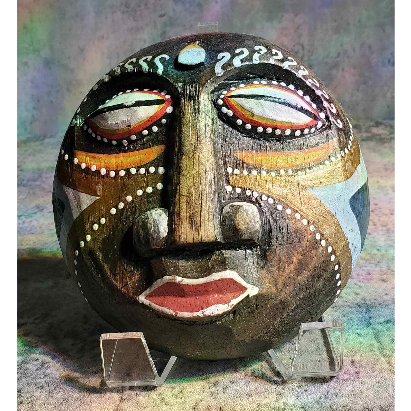 African Tribal Dance Mask 6"