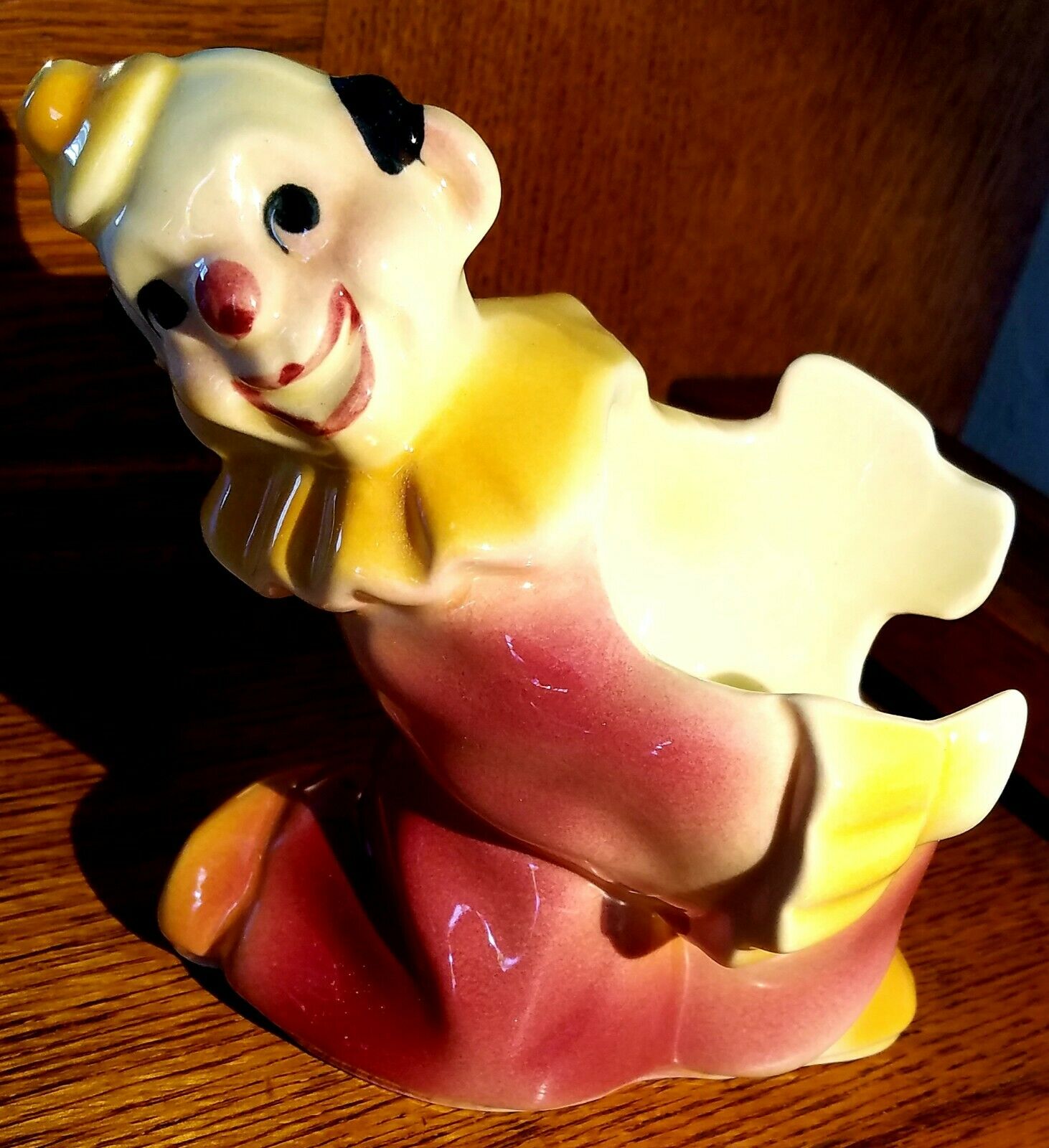 Vintage Shawnee Pottery Jo Jo The Clown Figurine # 619