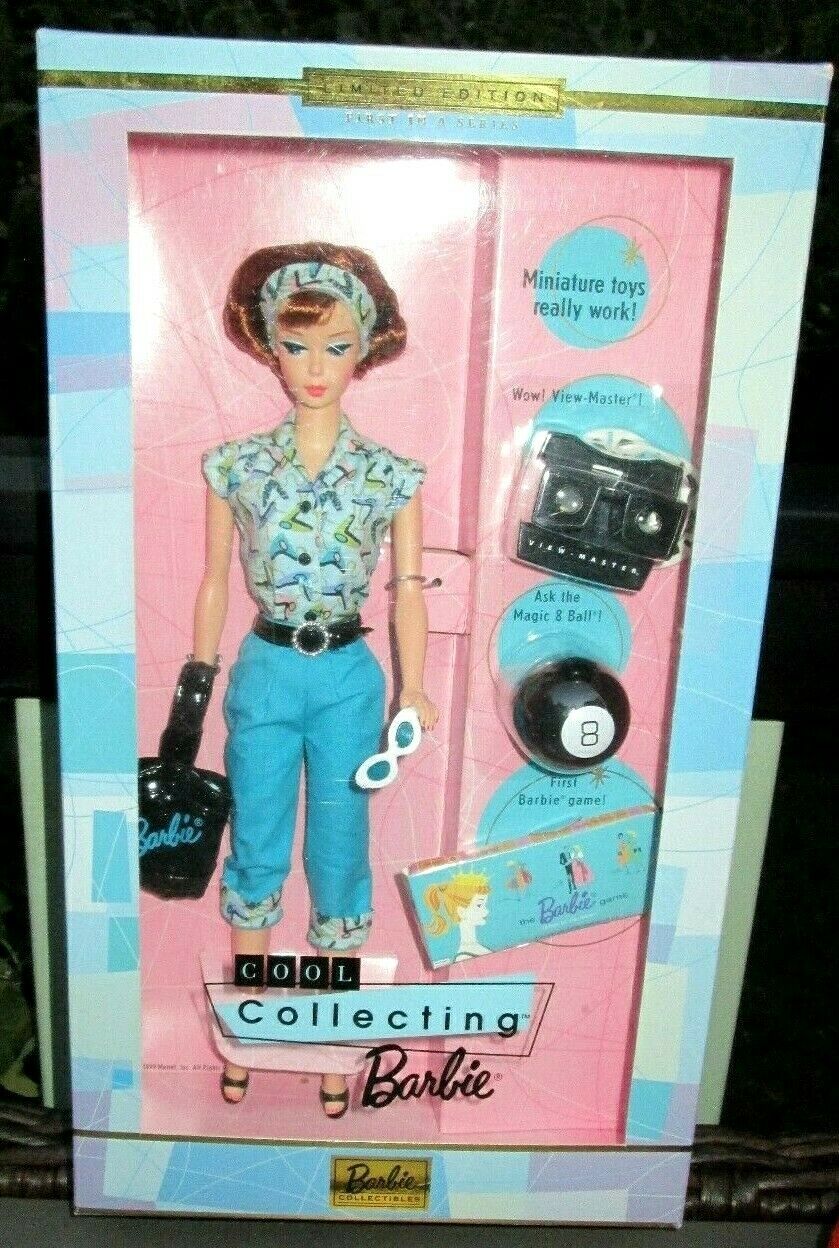 Nib "cool Collecting Barbie" Giftset~nrfb~mini Working Toys~american Girl Barbie
