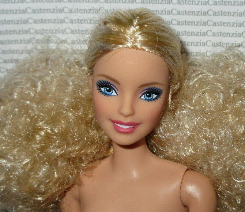 Nude Barbie Doll Elton John Articulated Blonde Gold Label Millie Doll For Ooak
