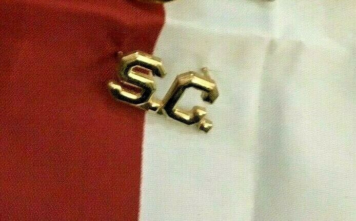 South Carolina  Collar Tab, Sc Pin