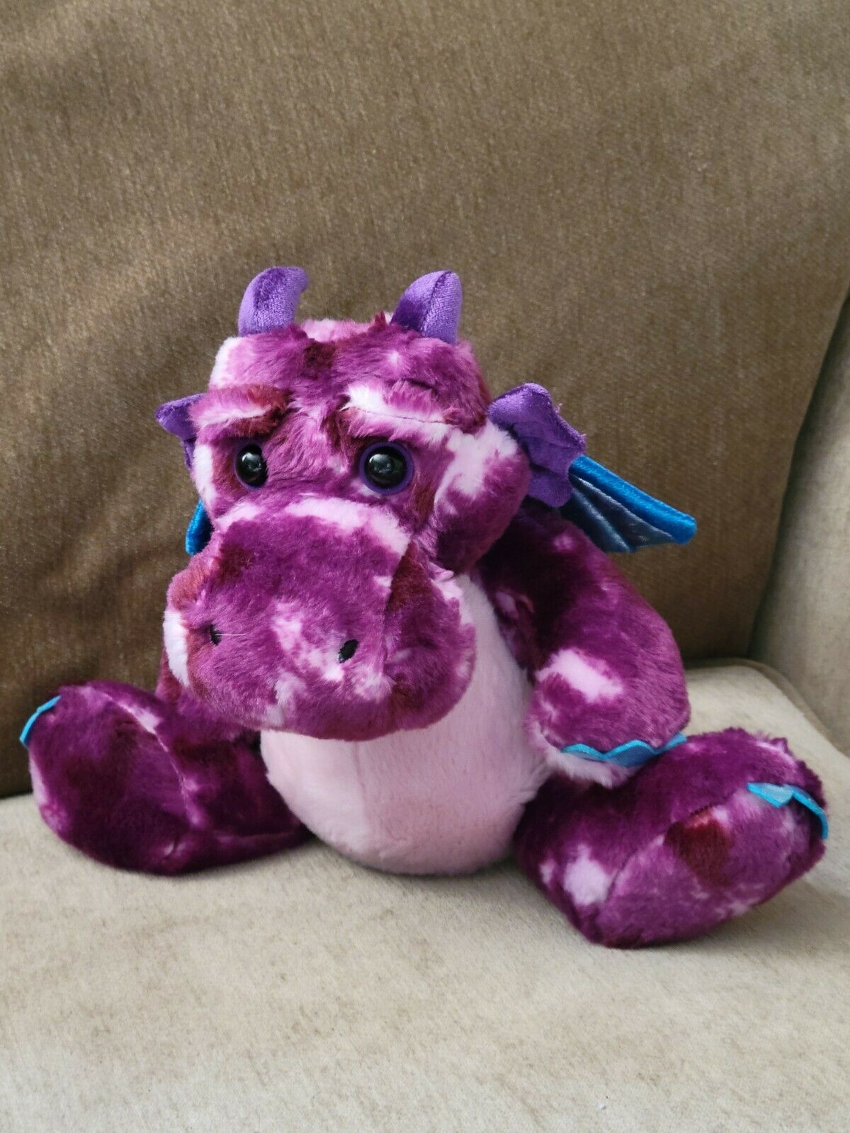 Aurora World Zorath Braveheart Purple Dragon Plush