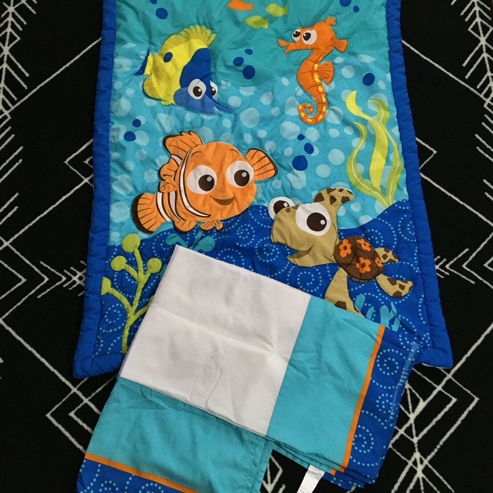 Disney Baby Finding Nemo Crib Bedding Set Comforter Quilt & Dust Ruffle
