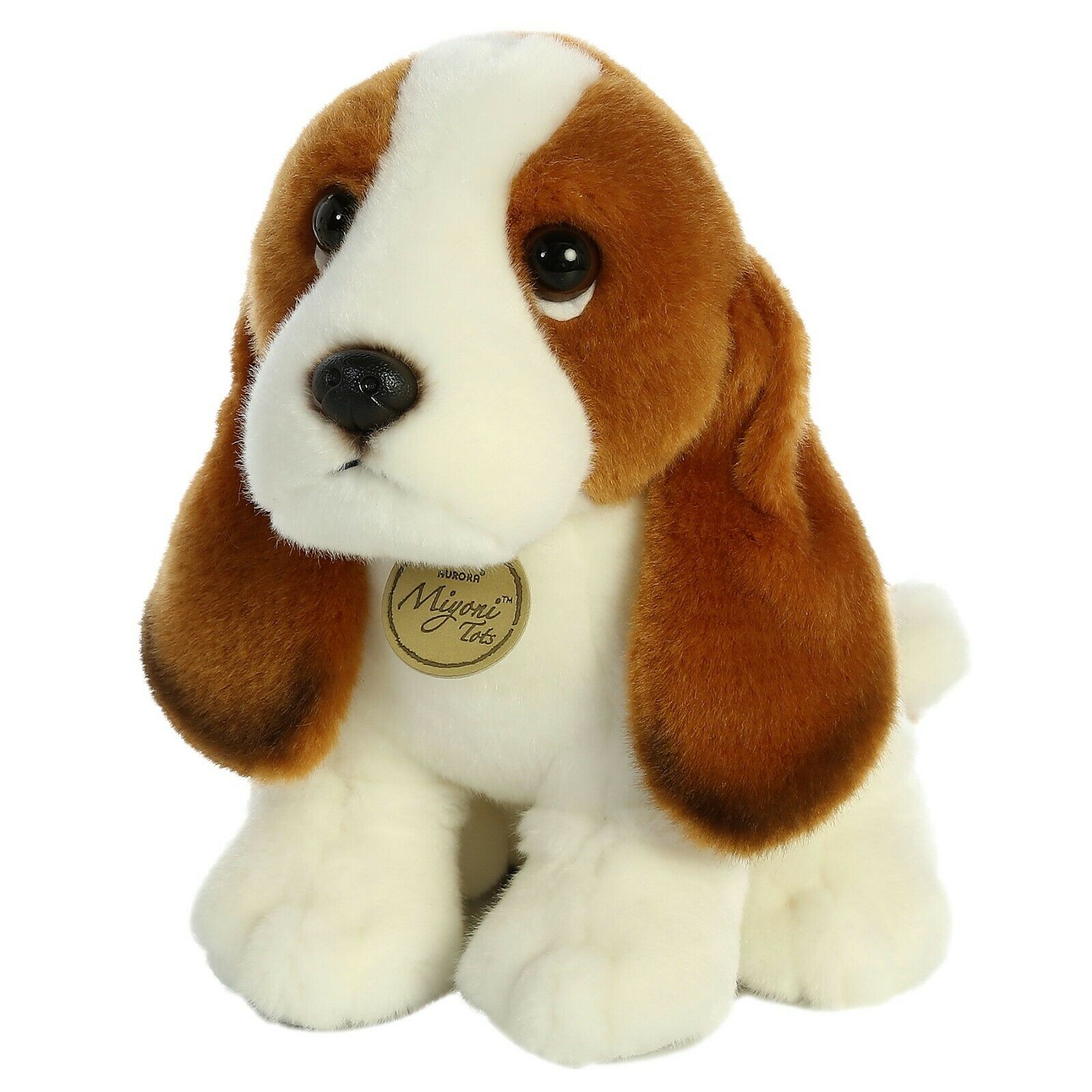 Themogan 11" Basset Hound France Puppy Dog Pet Soft Plush Stuffed Animal Toy Ivo
