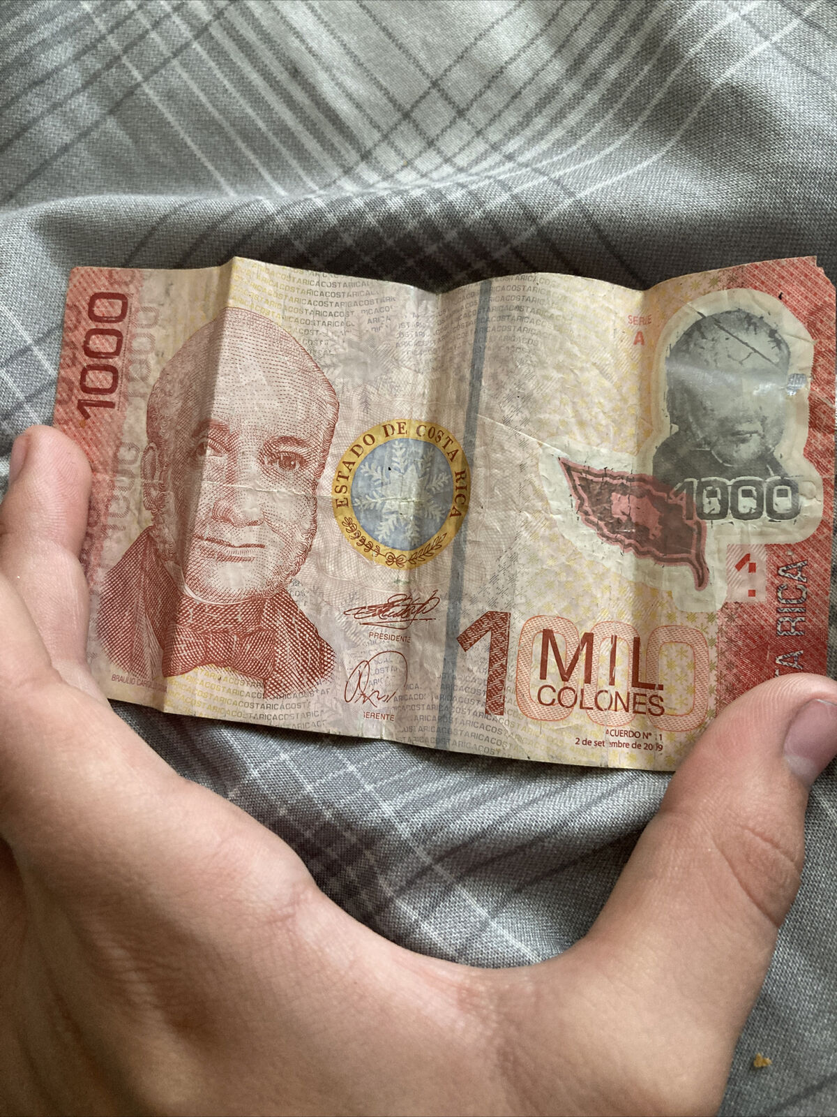1000 Dollar Bill Costa Rica