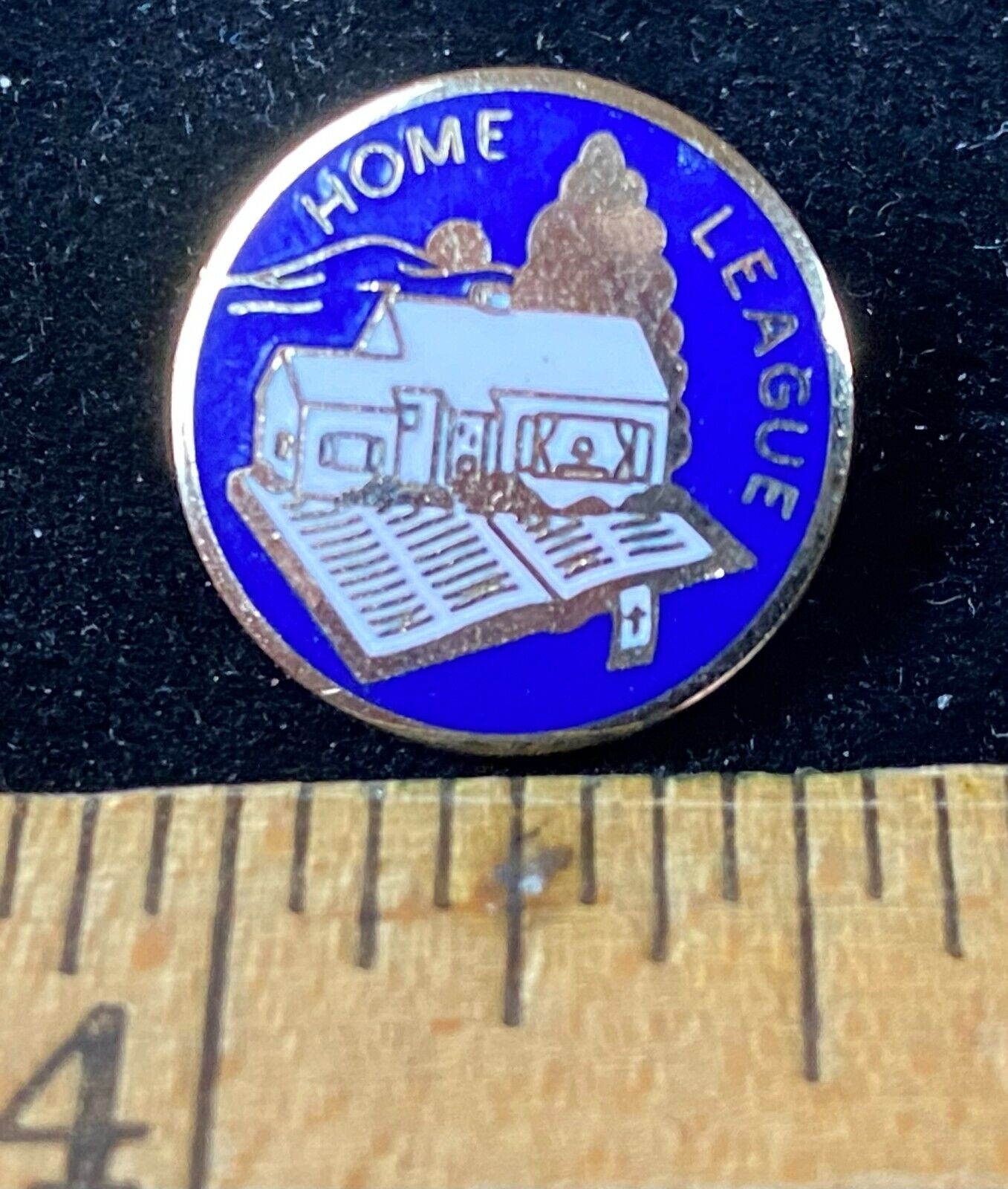 Vintage Salvation Army Home League Pin 5/8" Dia.