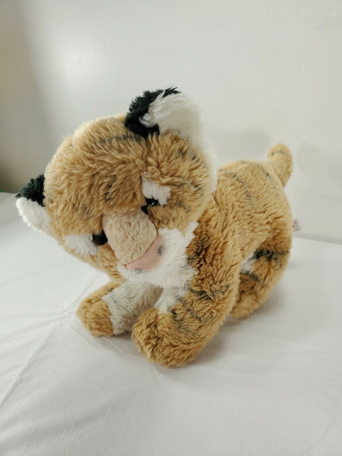 11" Aurora Plush Tiger Cub Stuffed Animal Toy Beanbag Realistic