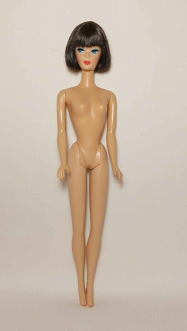 Barbie Reproduction 2010 Brunette American Girl Nude Repro Bendable Knees Doll