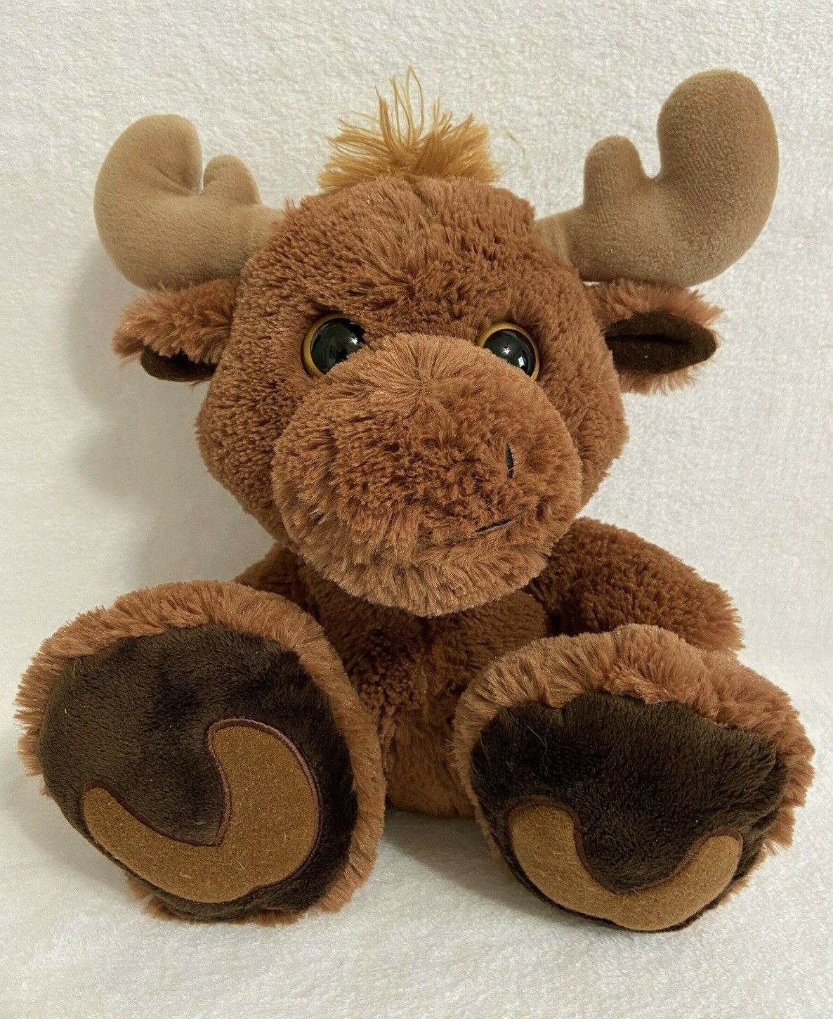Aurora Brown Moose Plush Stuffed Animal Taddle Toes