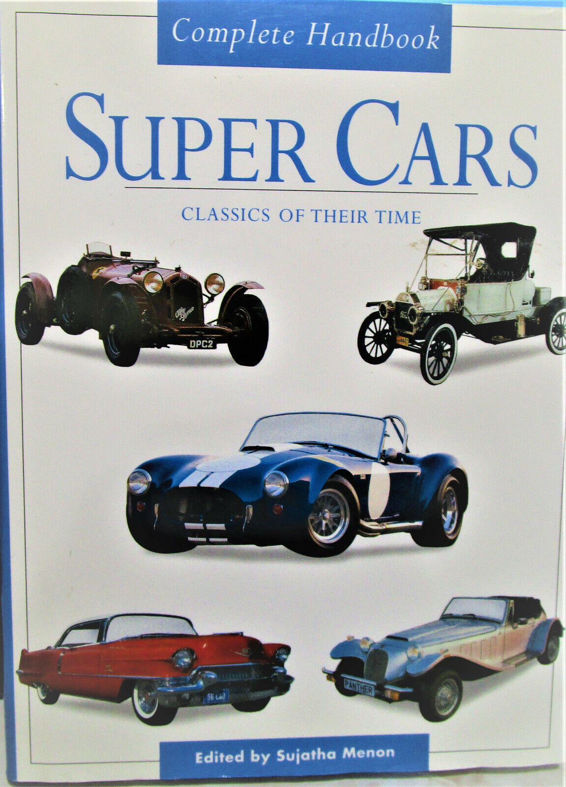 Book Titled “complete Handbook Of Super Cars-classics Of Their Time”