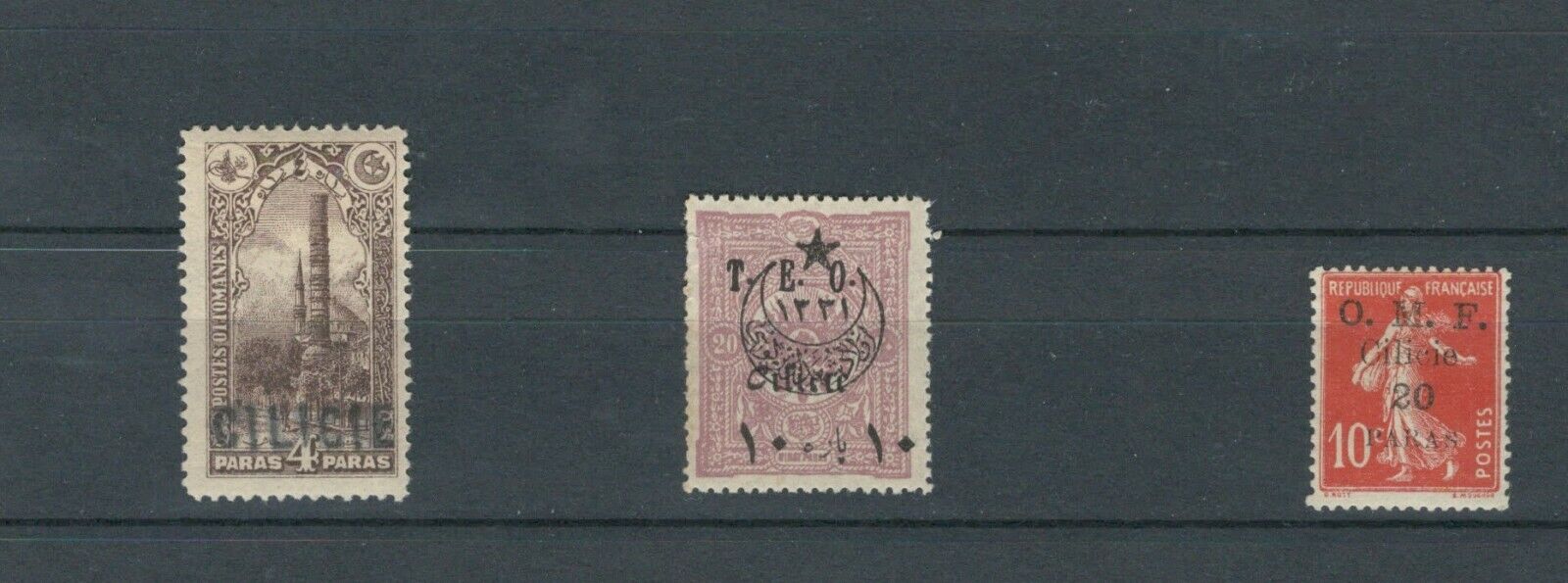 Cilicia Cilicie Ottoman Empire French Colonies Postal Mh Stamps Lot (turkey 676)